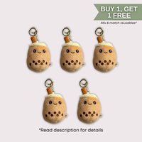Boba Plush Keychain