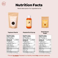 Passionfruit Green Tea Boba Kit