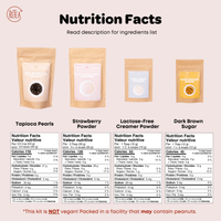 Strawberry Milk Tea Boba Kit