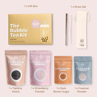 Strawberry Milk Tea Boba Kit