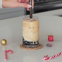 Making Brown Sugar Milk Tea Boba with Retea's DIY Boba Kit