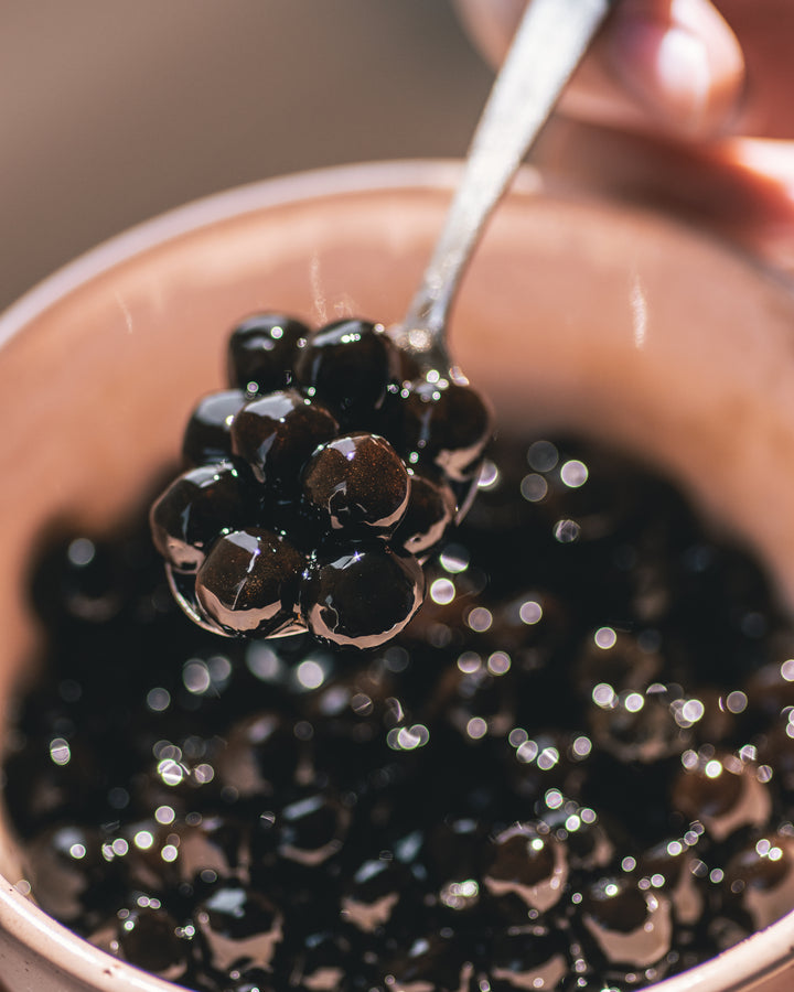 DIY tapioca pearls for bubble tea at home (boba)