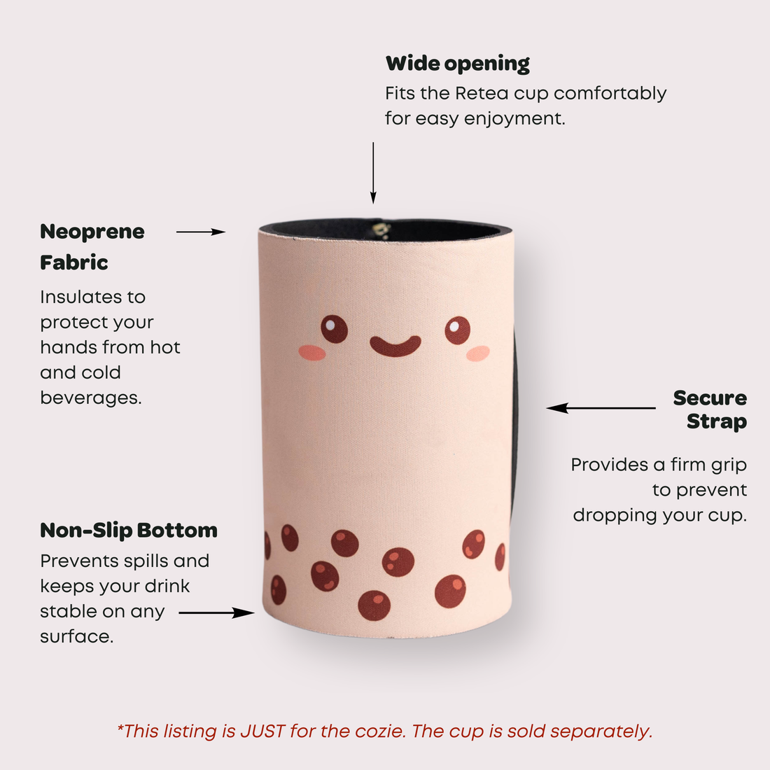 Boba Cozy | The Retea Cup Sleeve