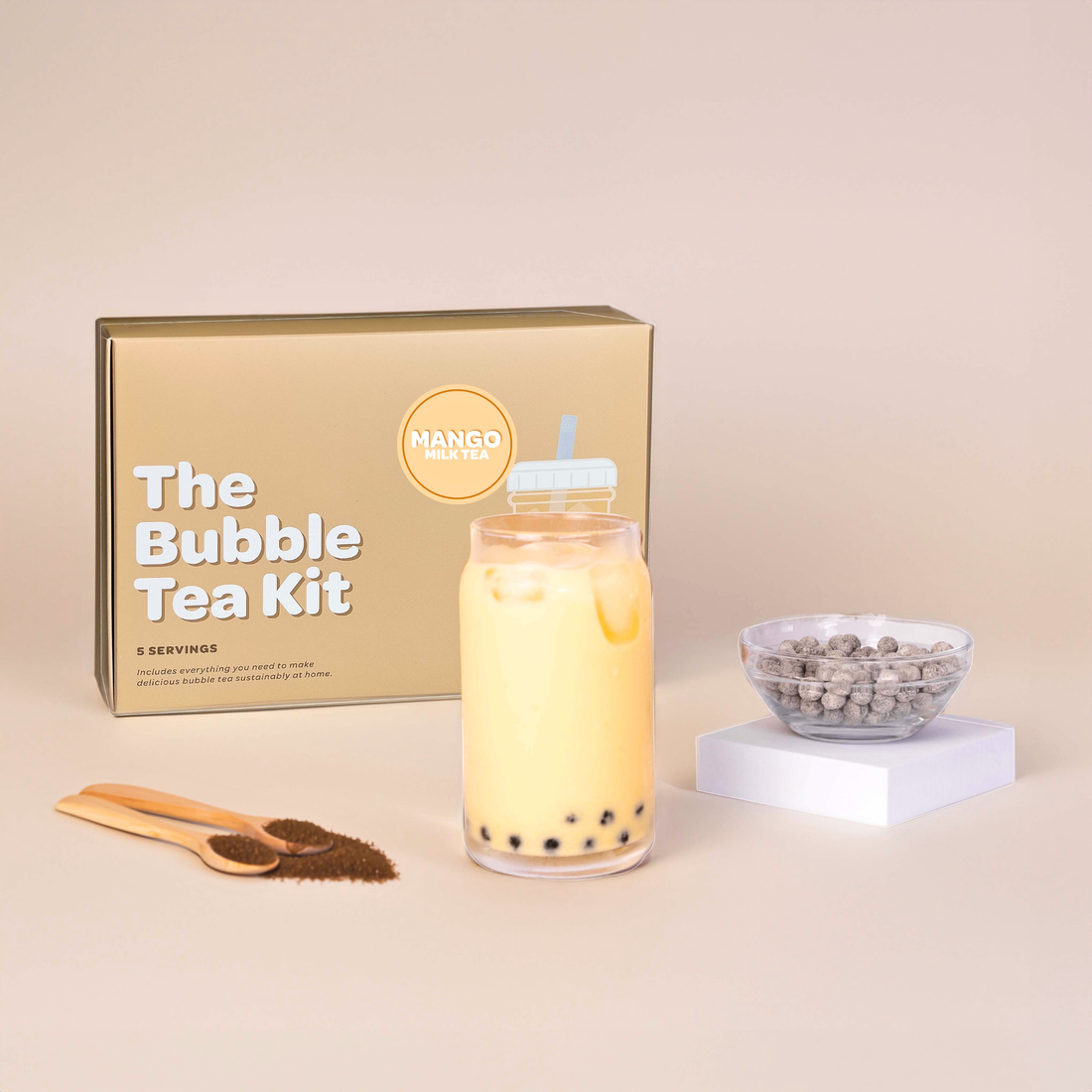 Mango Milk Tea Boba Kit