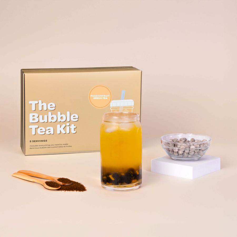 Passionfruit Green Tea Boba Kit