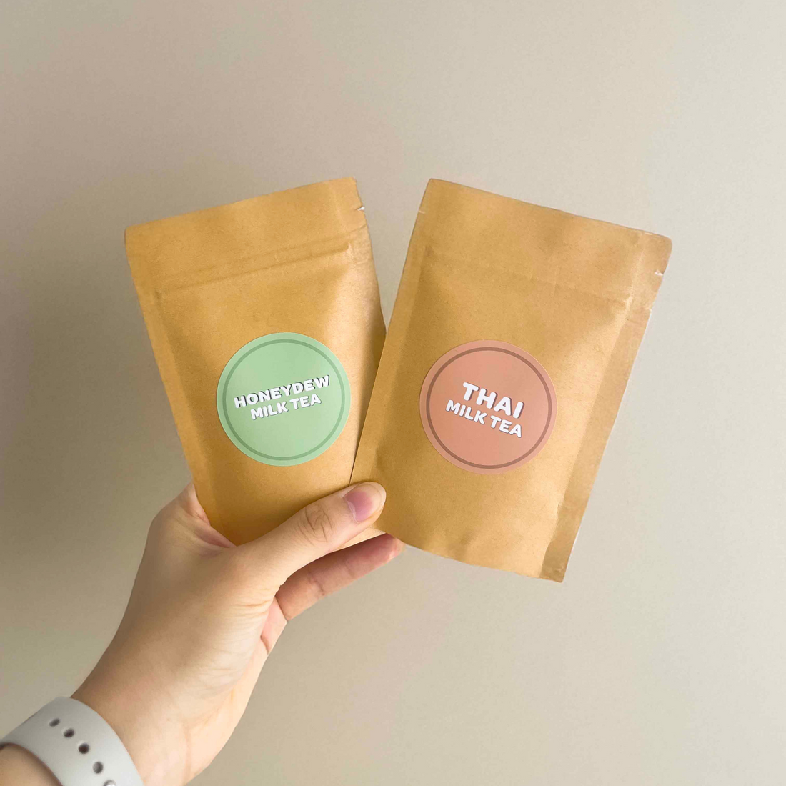 Fall Flavours Samples (Honeydew & Thai Milk Tea)