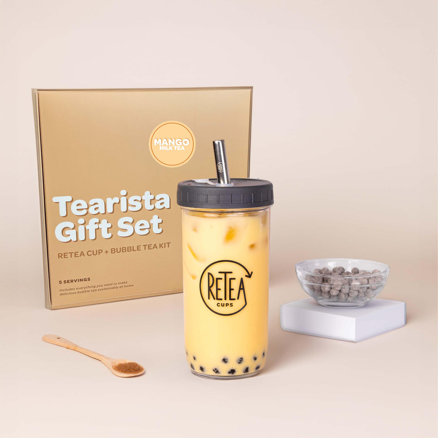 Mango Kit DIY Mango Milk Bubble Tea Kit with Reusable Cup | Toronto, Canada – Retea
