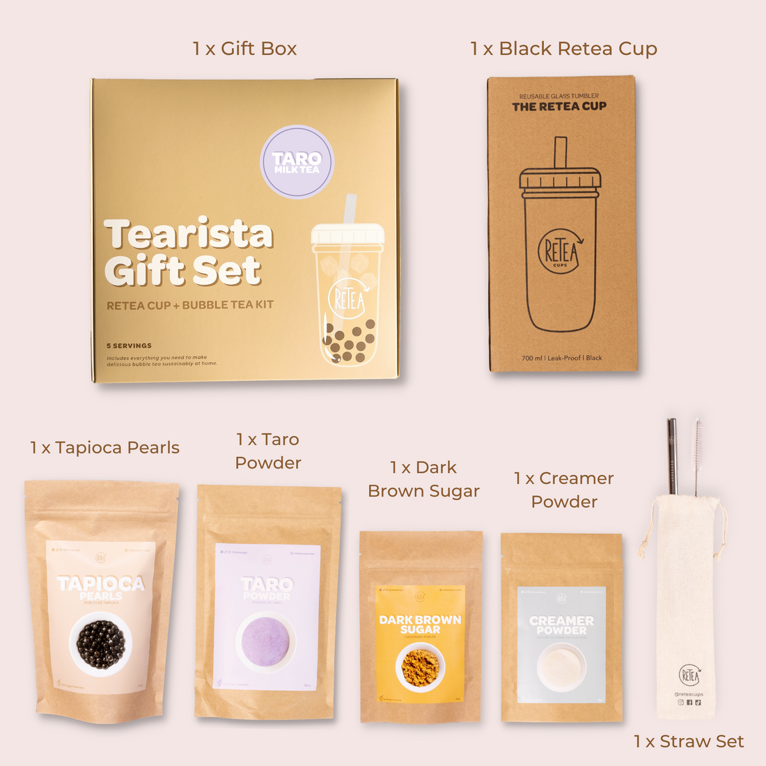 Taro Milk Tearista Gift Set