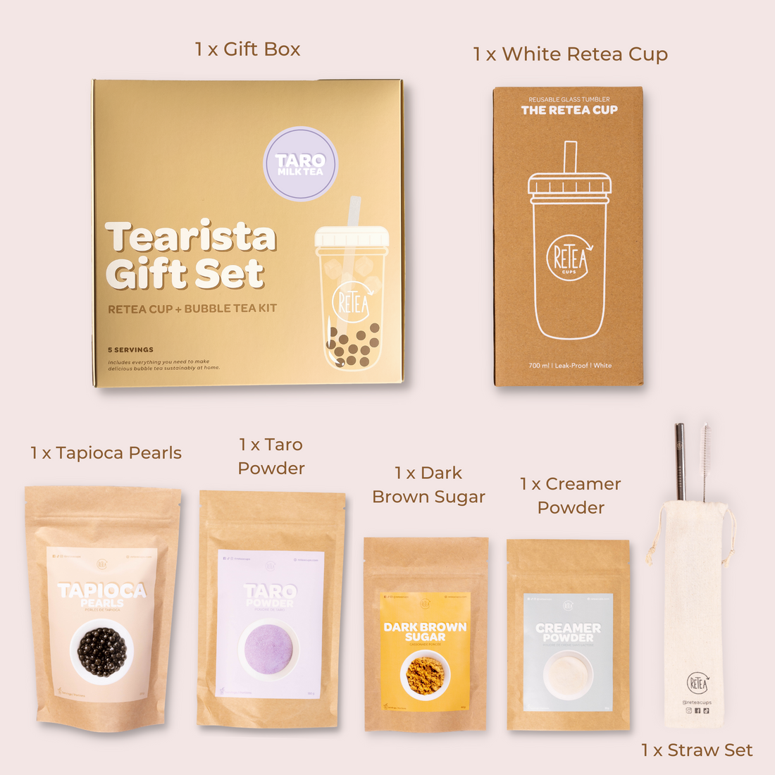 Taro Milk Tearista Gift Set