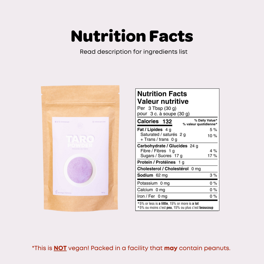 DIY Taro Milk Tea Bubble Tea Powder | Retea | Toronto, Canada