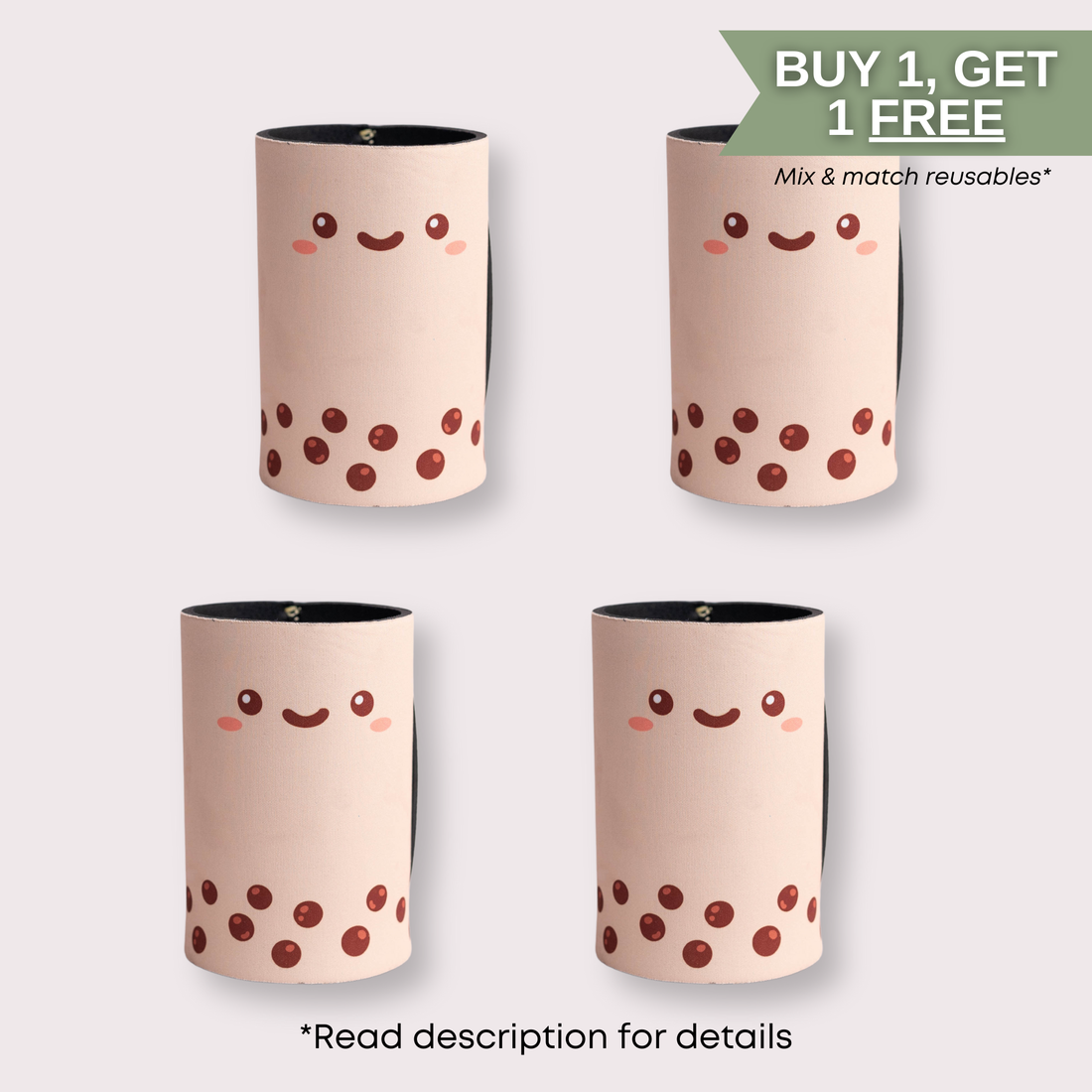 Boba Cozy | The Retea Cup Sleeve (4 Pack)