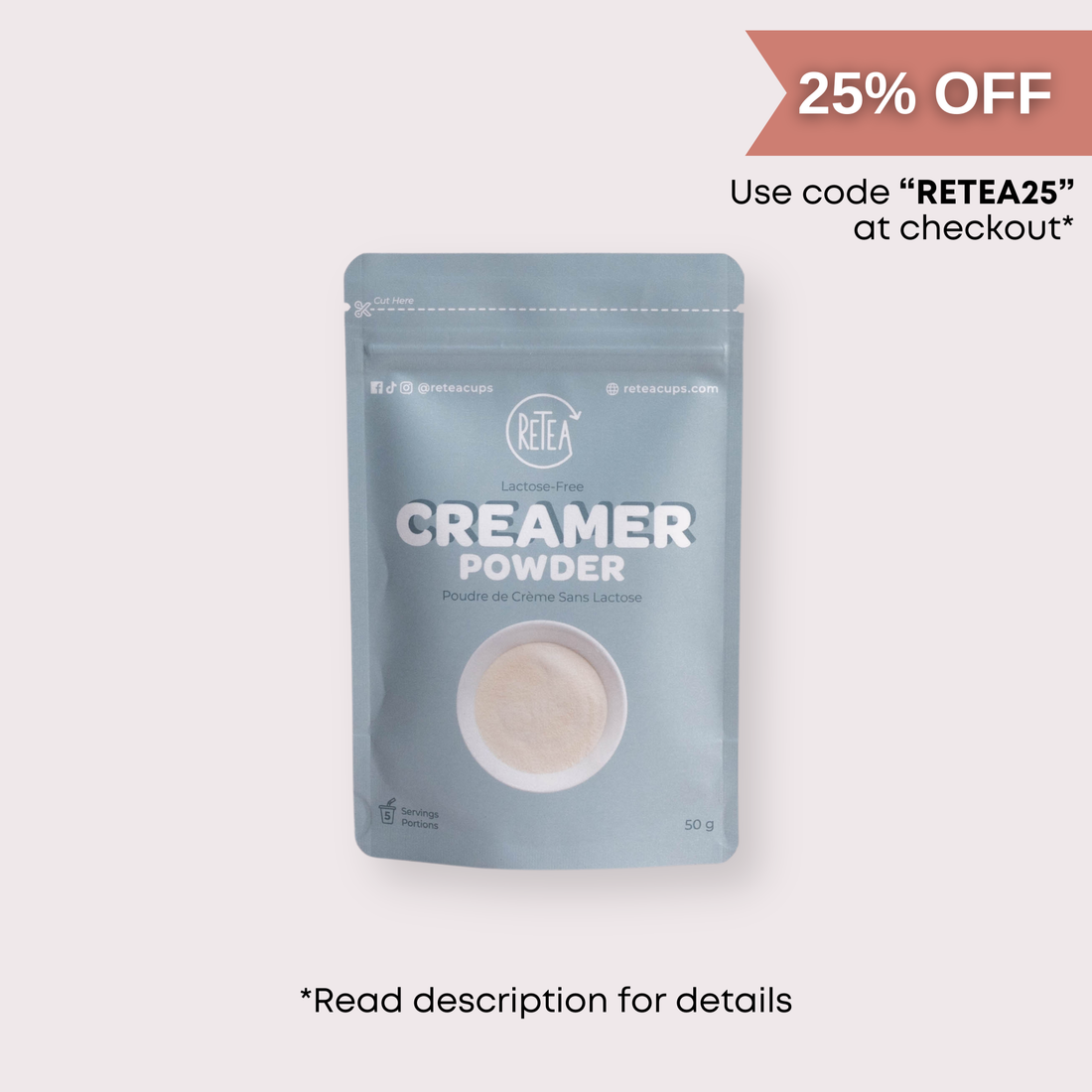Lactose-Free Creamer Powder