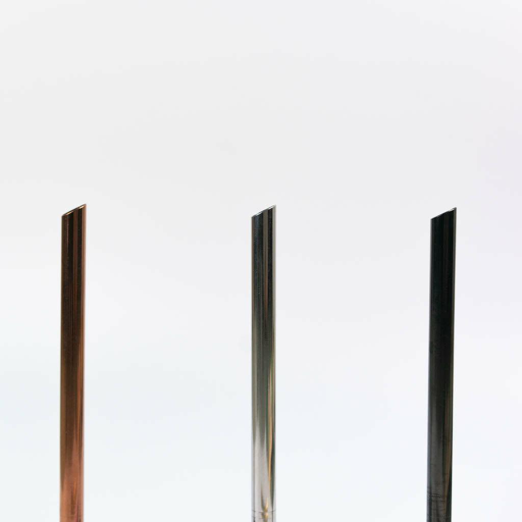 Reusable Wide Metal Straws