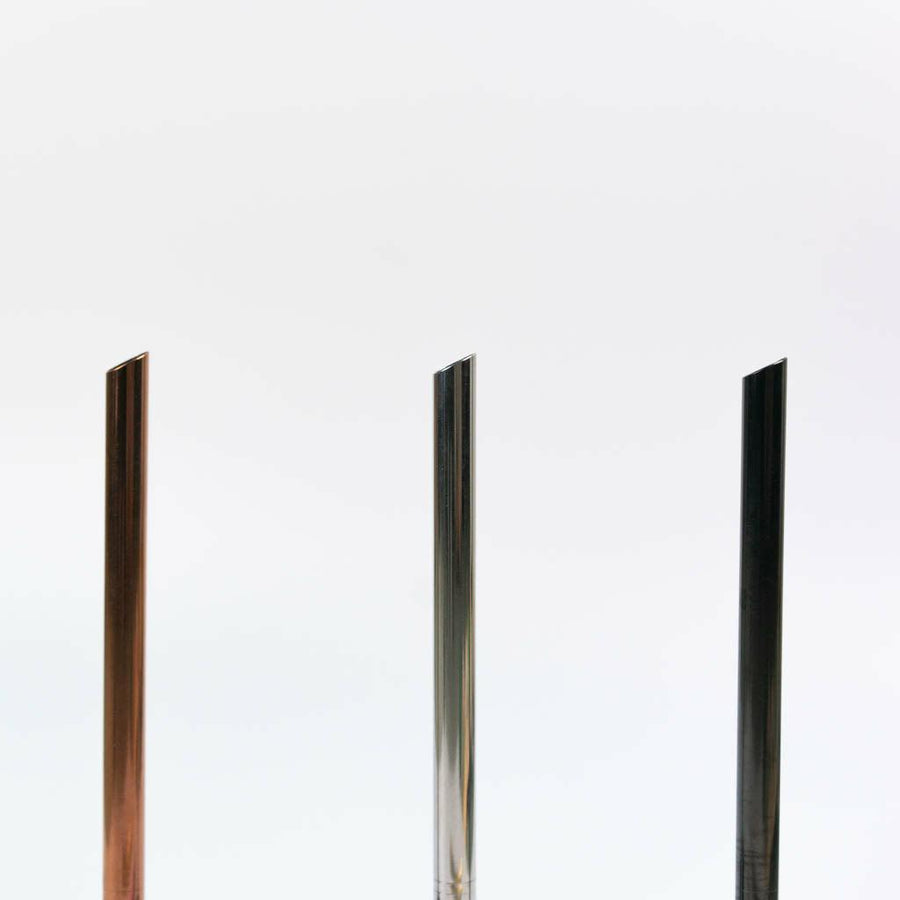 Reusable Wide Metal Straws